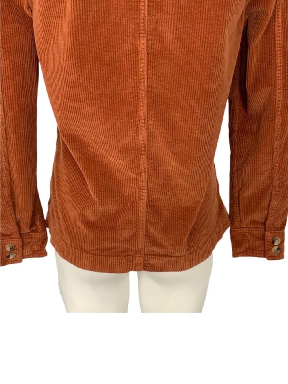 Faherty Studio Corduroy Chore Jacket XS Gingerbread - Picture 14 of 16